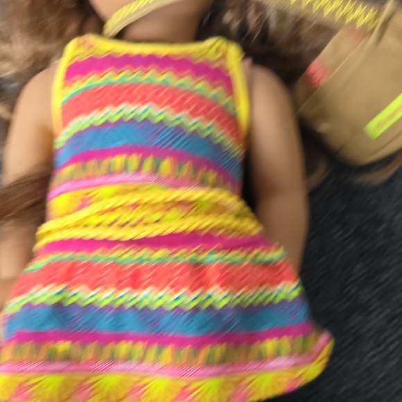 American Girl Doll Lea With Book - Picture 12 of 14